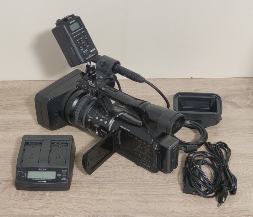 Caméscope Sony HVR-Z7P + enregistreur HVR-MRC1 avec ses