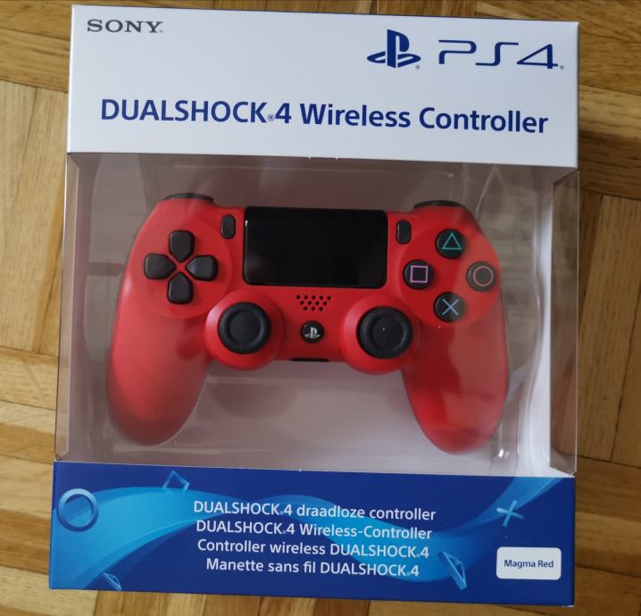 Playstation 4 Controller Dualshock 4, nov 1 dan uporabljen (rdeč)