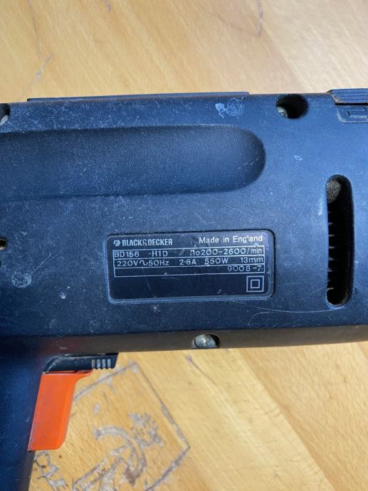 Vrtalnik Black & Decker made in England, Quattro Digital, malo rabljen