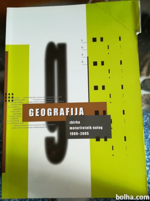 Geografija zbirka maturitetnih nalog 1999-2005