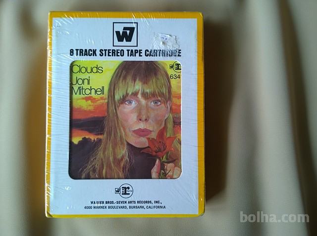 8 TRACK Tape: JONI MITCHELL-Clouds (Original Rare: 1969)