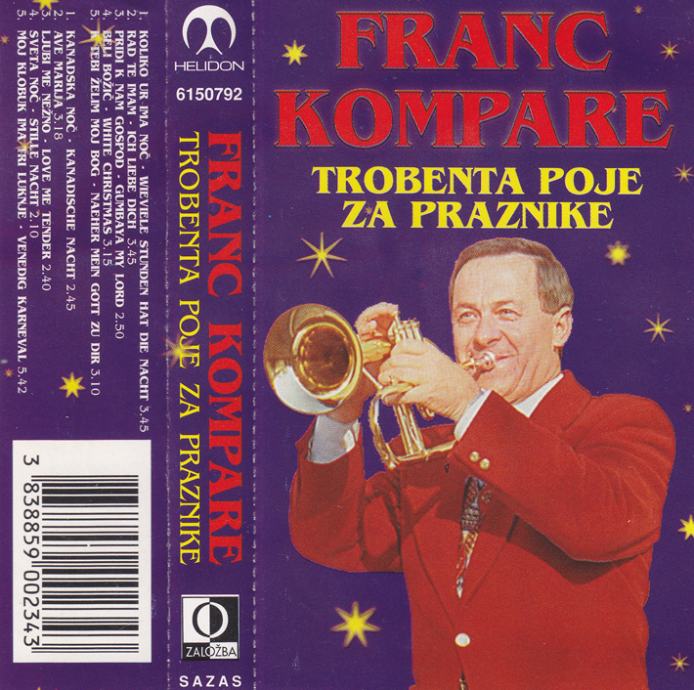 kaseta Franc Kompare - Trobenta poje za praznike