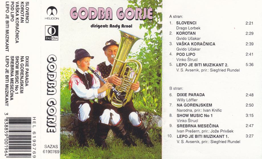 kaseta Godba Gorje - Slovenci