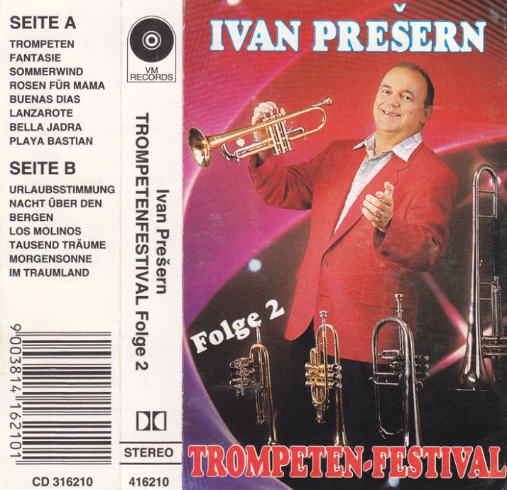 kaseta Ivan Prešern Žan - Trompeten - Festival