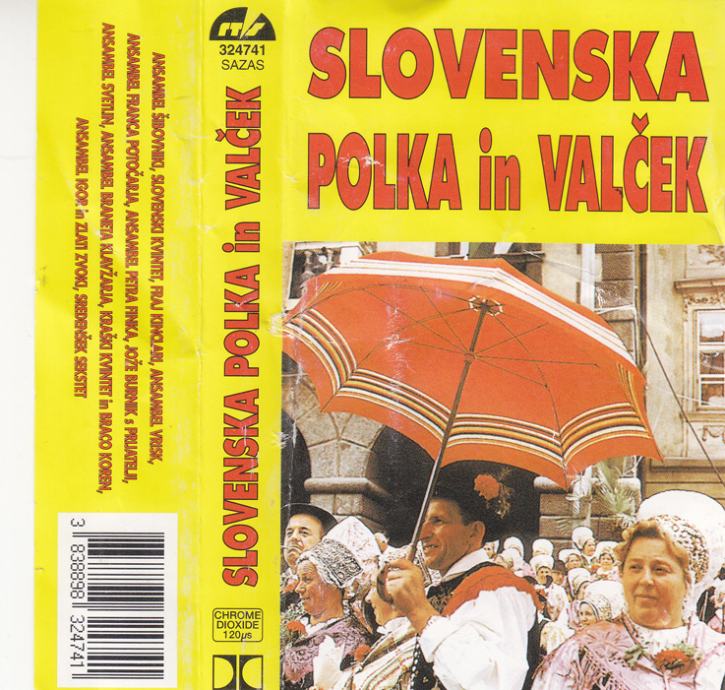 kaseta Kompilacija - Slovenska polka in valček 1998
