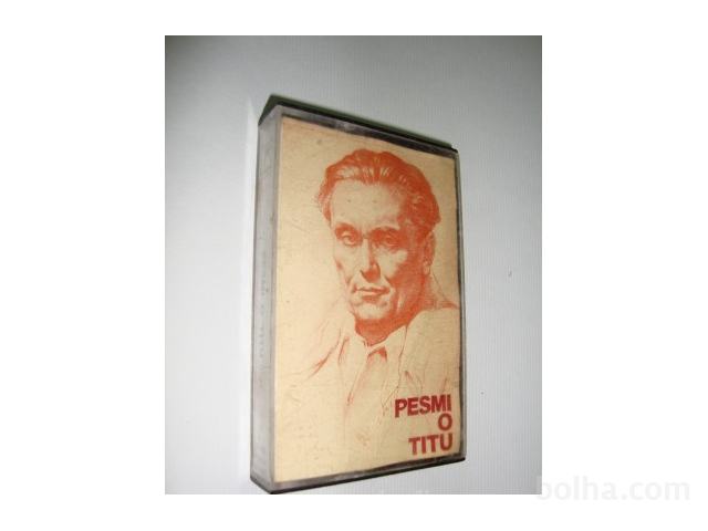 PESMI O TITU, 1980, starejša avdio kaseta naprodaj