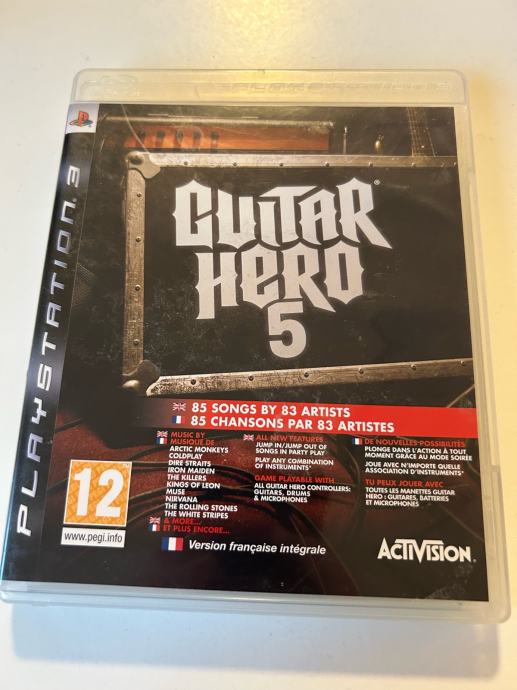 Guitar hero 5 - za Playstation 3