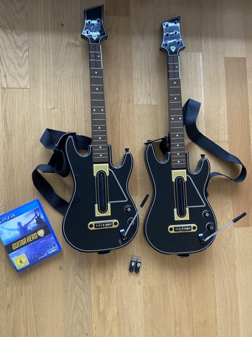 Guitarhero za PS4 2 kitari
