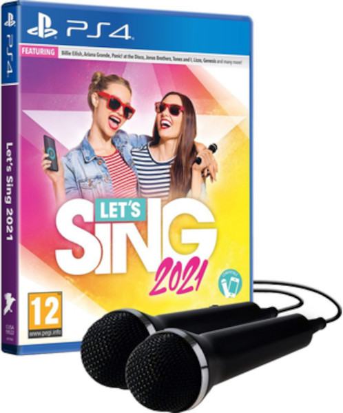 PS4 Let's Sing 2021 in 2 mikrofona