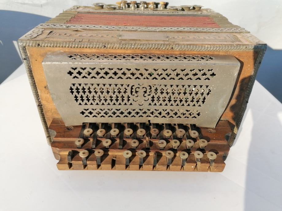 Harmonika Rupret Novak & Sohn letnik 1874