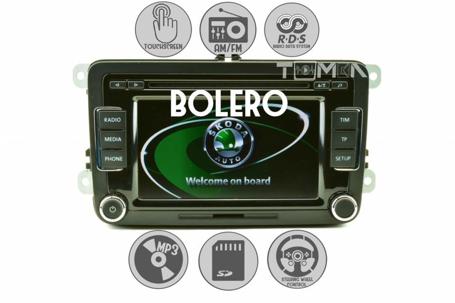 Avtoradio Škoda Bolero (RCD 510) LCD Original