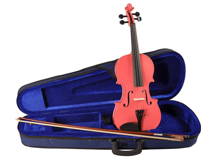 LEONARDO LV-1544-PK Violina 4/4 Violine celinka (PINK)