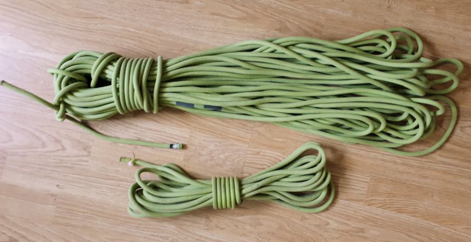 Dvojna plezalna vrv: Edelrid Apus Pro Dry 7,9mm - 50m (zelena)