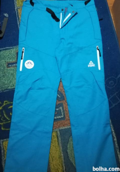 Softshell slovenske olimpijske hlače PEAK, pohodniške,VEL: M