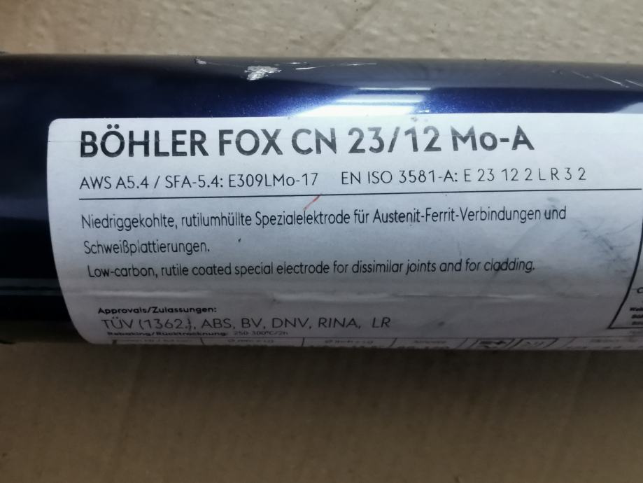 BÖHLER WELDING Électrode FOX SAS 4-A 3,2 x 350 mm BÖHLER WELDING Électrode FOX SAS 4-A 3,2 x 350 mm
