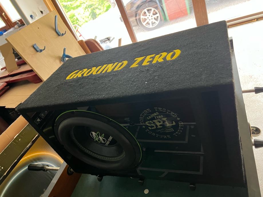 subwoofer Ground zero GZHW 30spl 1500w rms v boxu
