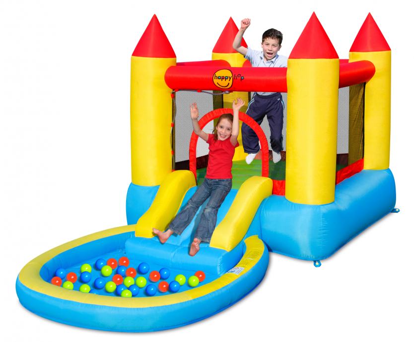 Napihljiva igralnica "Grad zabave" Bouncy Castle With Pool & Slide