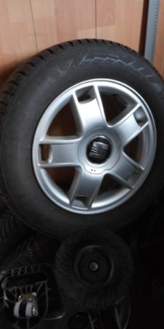 ALU platišča SEAT s pnevmatikami 195/65 R15 luknje 5x100, količina: 4