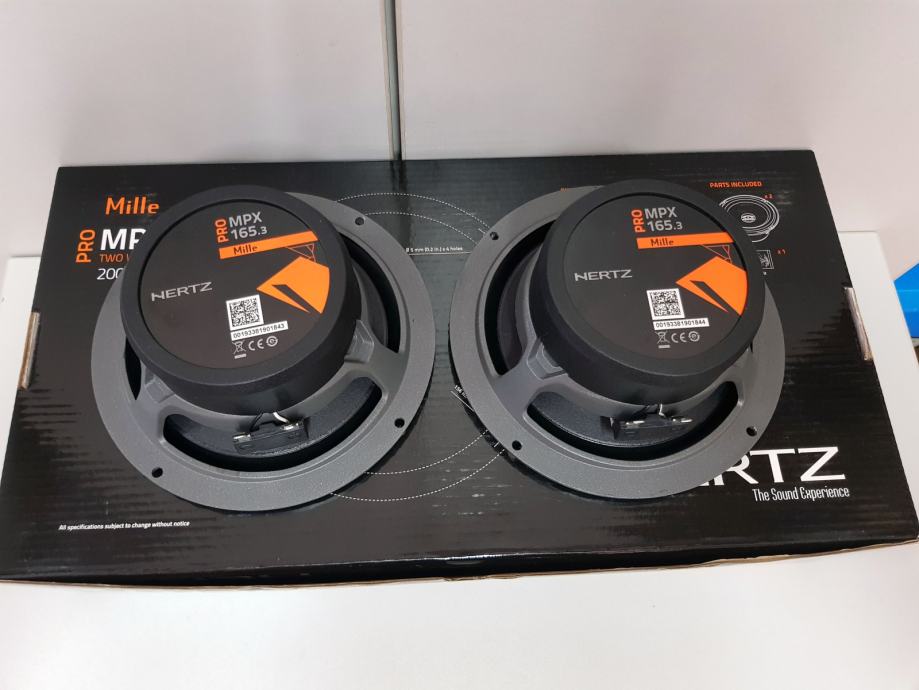 Vrhunski Avto Zvo niki HERTZ MILLE MPX 165 3 PRO 2 X 100W RMS vrhunski-avto-zvo-niki-hertz-mille-mpx-165-3-pro-2-x-100w-rms