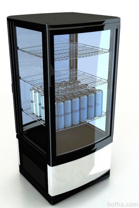 Hladilna omara (s steklenimi vrati) Gastro-cool DC4-80