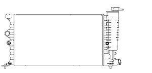 Hladilnik vode 2325082X - Citroen Xantia 93-01 (OEM)
