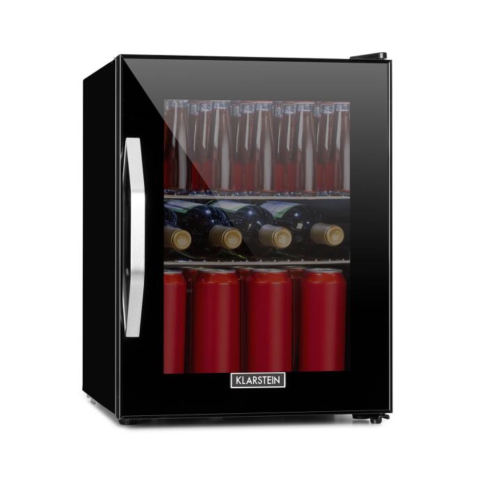 Klarstein Beersafe M Onyx, hladilnik, C, LED, dve kovinski rešetki, st
