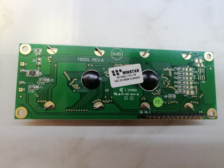 Display Winstar Wh1602b-tmi-et# Lcd Alfanum&eacute;rico 16x2