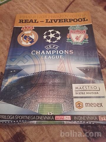 Finale Lige Prvakov Real:Liverpool 2017/18