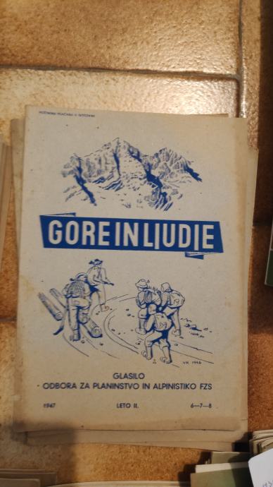 Revija Gore in Ljudje letnik 1947, Planinski vestnik
