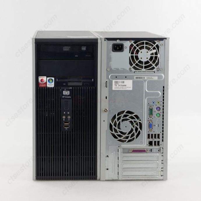 HP DC5800: Intel C2D E8400,4GB DDR2,160-500GB hdd,DVD-rw