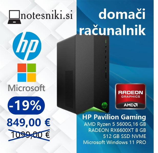 HP Pavilion Gaming TG01-2081ur RADEON RX 6600XT (8 GB)