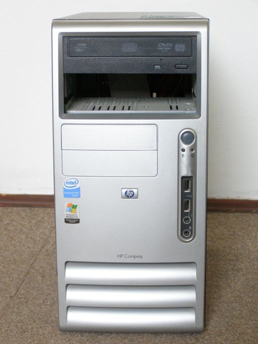 HP računalnik Intel Pentium 4 3.0 GHz, 1GB DDR2, 80GB disk, DVD-RW