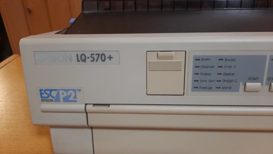 Tiskalnik iglični epson LQ - 570+