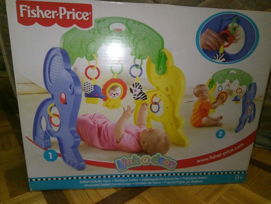 Igralni center za dojenčke,Fisher Price Link-a-doos,Safari Activity g.