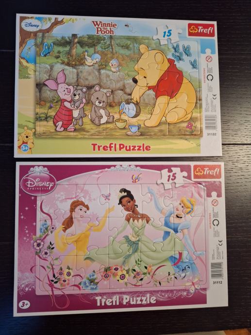 Trefl - Puzzle 2in1: Winnie The Pooh, Una Giornata In Giardino - 2 Puzzle Da 24 Pezzi, Per Bambini Dai 3 Anni, Regalo