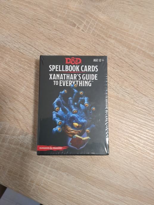 Karte D&D Xanathars guide to everything