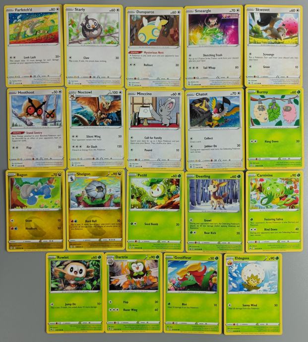 Pokemon karte, 85 kart, vsaka drugačna