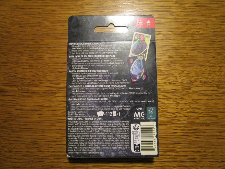 Uno Flip, Stranger Things, karte, nove