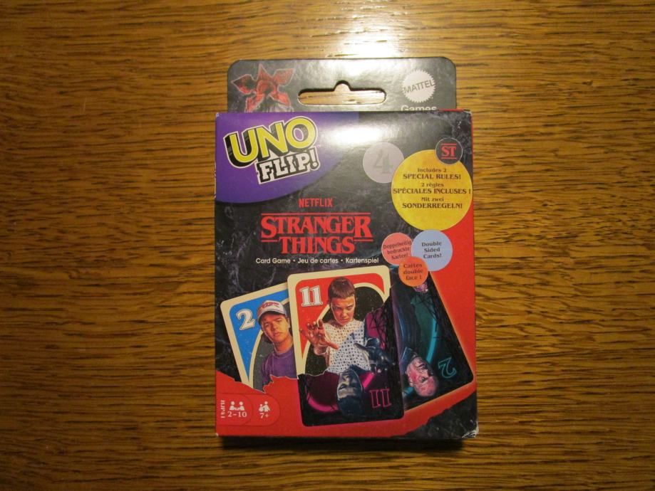 Uno Flip, Stranger Things, karte, nove