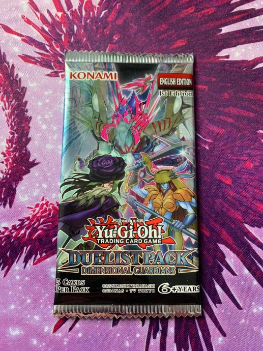 YuGiOh Duelist pack Dimensional guardians booster pack