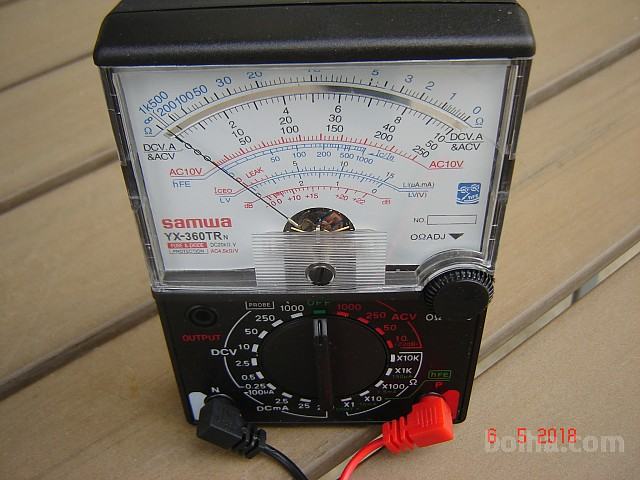 NOV analogni volt-amper meter prodam