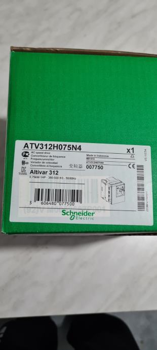 Schneider Electric Altivar 312 ATV312H075N4410 400V 0.75kW 1HP