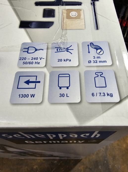 Filtro hepa per aspiratore Scheppach nts30 premium