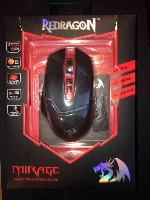 Brezžična miška Redragon Gaming M690 Mirage