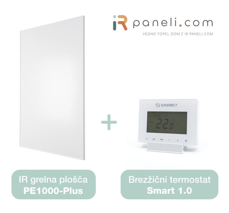 IR PANEL Sundirect 1000 W z brezžičnim termostatom - akcijska cena