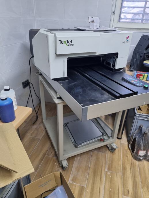 Polyprint Echo Texjet DTG printer + termo preša + barve