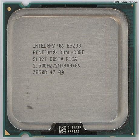 Intel(R) Pentium(R) CPU E5200 @ 2.50GHz