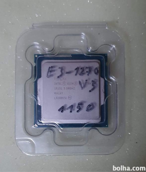 Intel Xeon E3-1270 v3 LGA 1150 podoben kot i7-4790