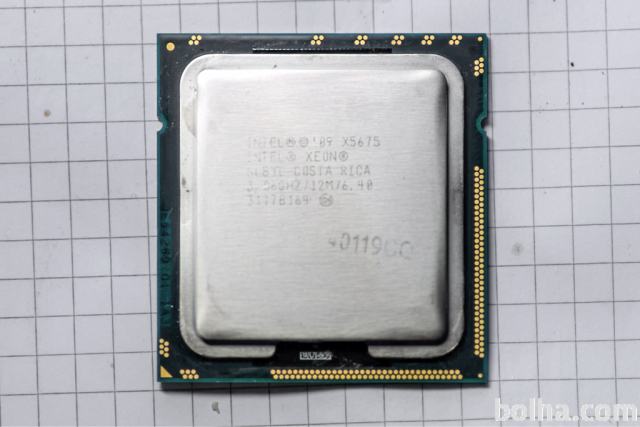 Intel® Xeon® X5675 LGA 1366 X 58, zmogljivejši kot i7 iste generacije