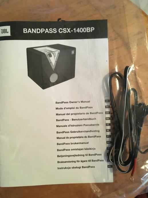 JBL CSX1400BP subwoofer